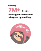 SnuggleChip Sloth Buddy Dopamine Drops mobile protection chip