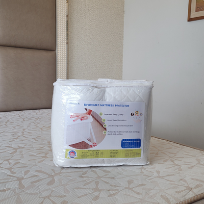 Enviromat 100% Waterproof Cotton Quilted Mattress Protector