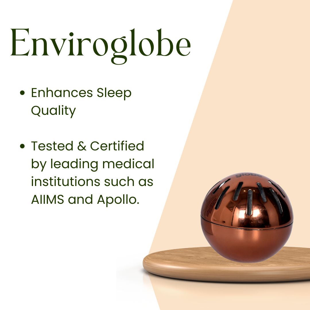 Enviroglobe Premium (Rose Gold) - Sleep Improvement Device | Protection from Electrosmog (Patented Technology)