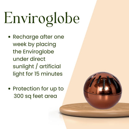 Enviroglobe Premium (Rose Gold) - Sleep Improvement Device | Protection from Electrosmog (Patented Technology)