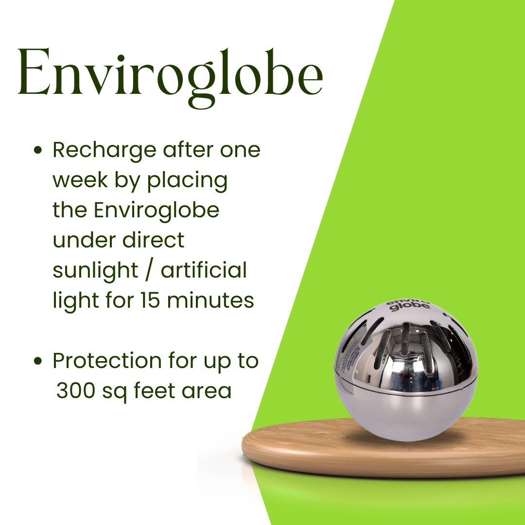 Enviroglobe Premium (Silver) - Sleep Improvement Device | Protection from Electrosmog (Patented Technology)