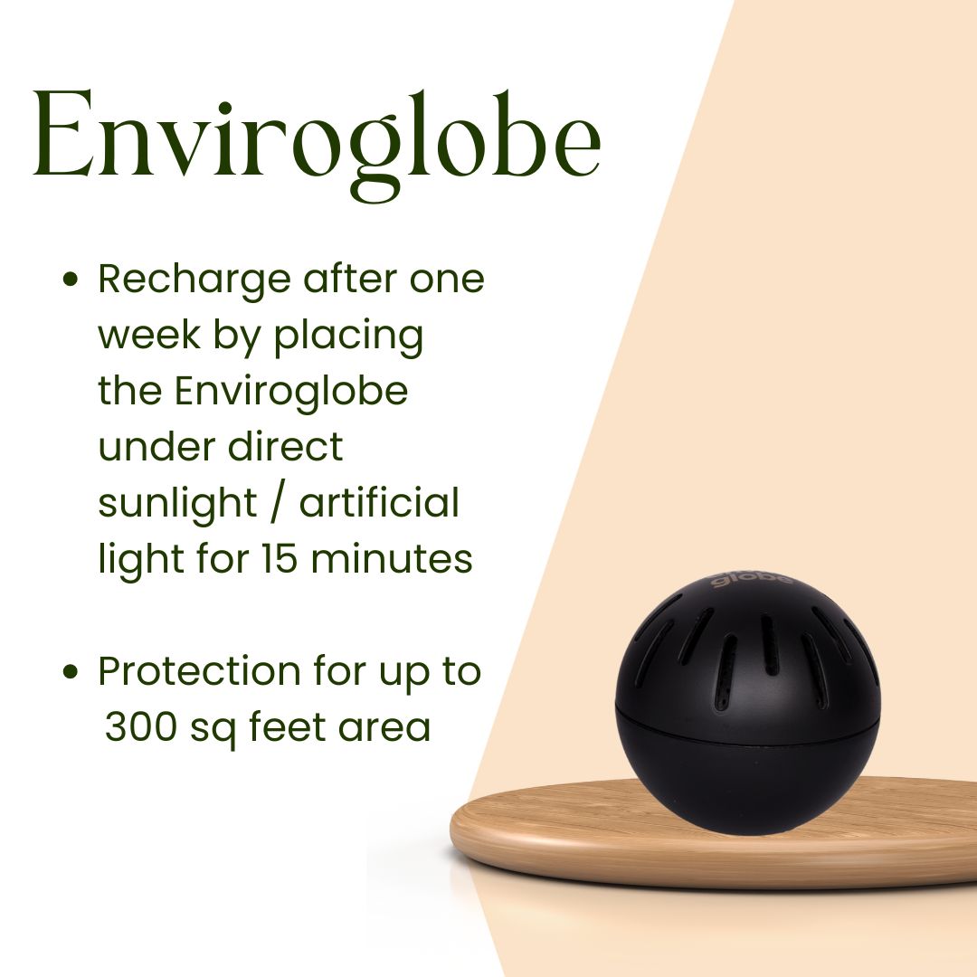 Enviroglobe Lite (Black) - Sleep Improvement Device | Protection from Electrosmog (Patented Technology)