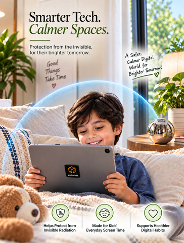 Kids Protection Pack – EnviroGlobe + Envirochip for Tablet | EMF Radiation Protection for Children