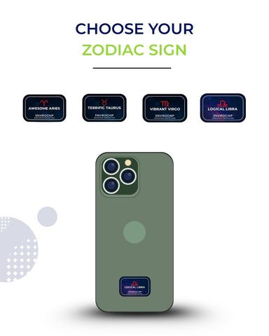 Envirochip For Mobile Phone | Improves Resting Brain & Heart Rate | Clinically Tested by AIIMS, Apollo, Max & Medanta - Zodiac