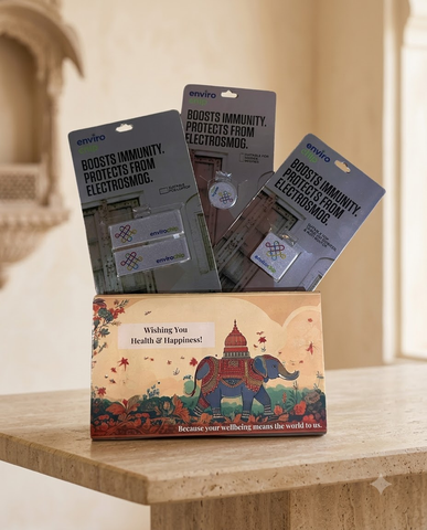 Personal Health Protection Gift Pack - 1 Envirochip for Mobile Phone + 1 Envirochip for Wi-Fi Router / Tab + 1 Envirochip for Laptop