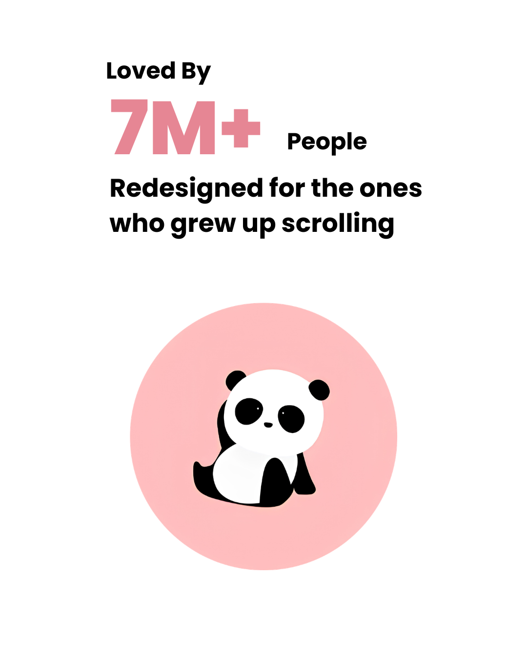 SnuggleChip Baby Panda Pink Smoll Squad mobile protection chip