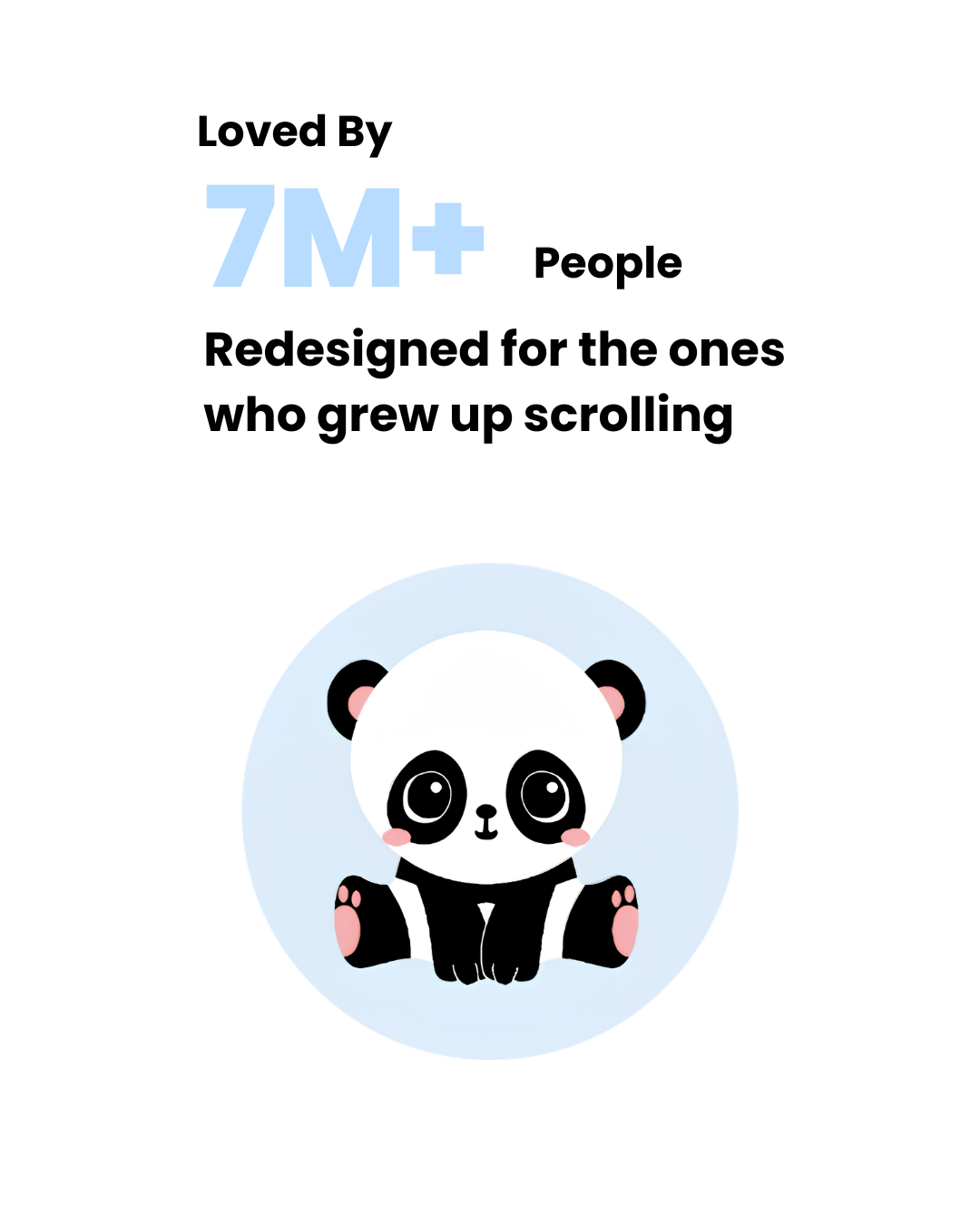 SnuggleChip Panda Blue Smoll Squad mobile protection chip