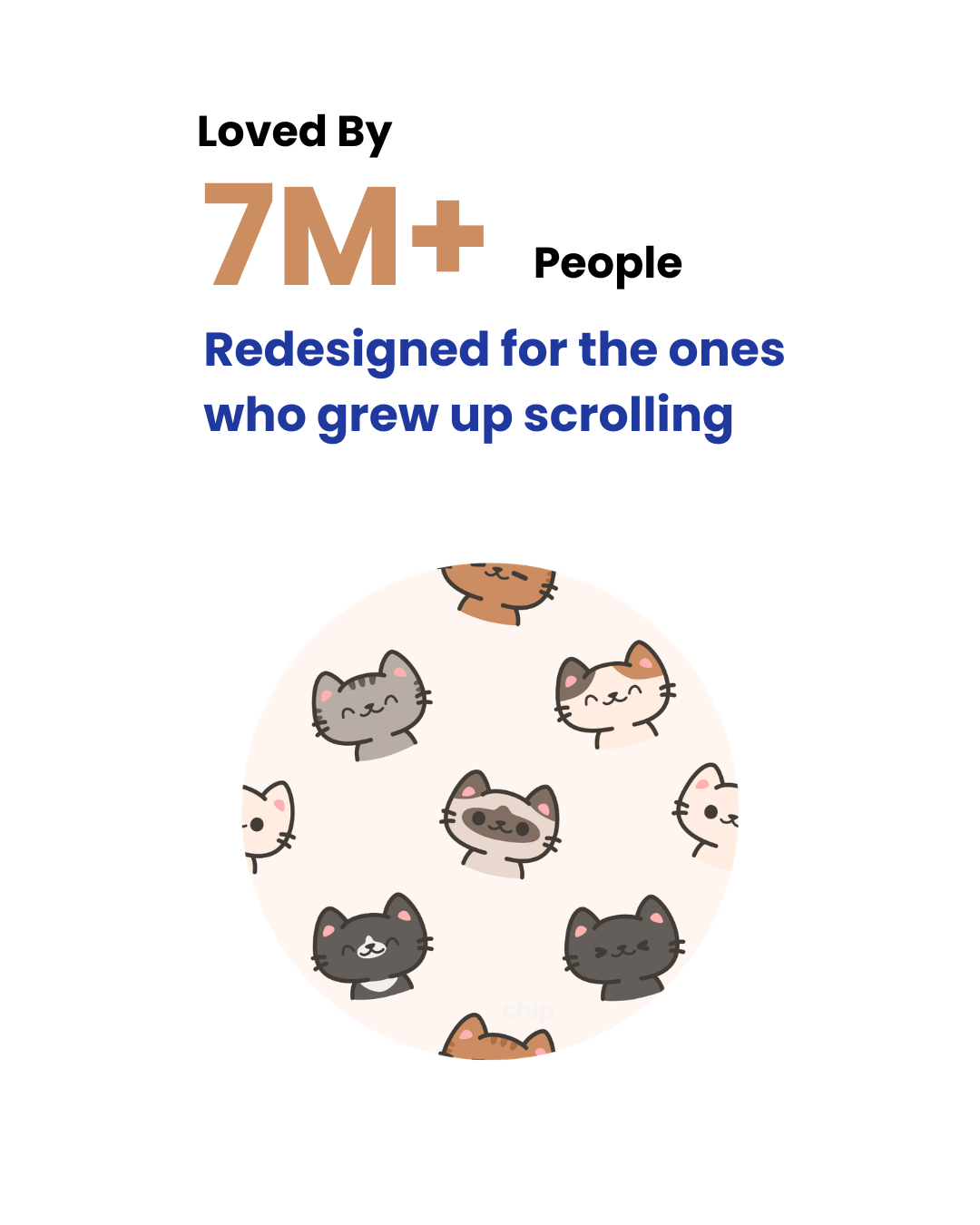 SnuggleChip Tiny Cat Club Smoll Squad mobile protection chip